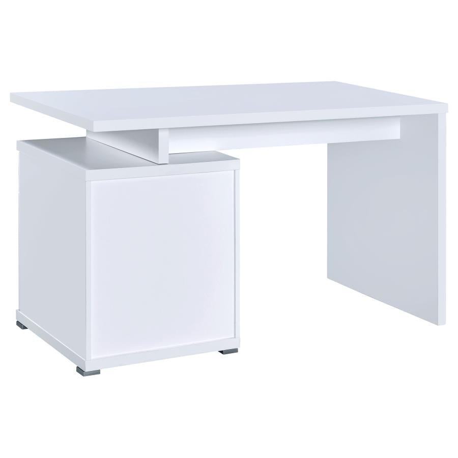 Irving 47-inch 2-drawer Office Computer Desk White-8