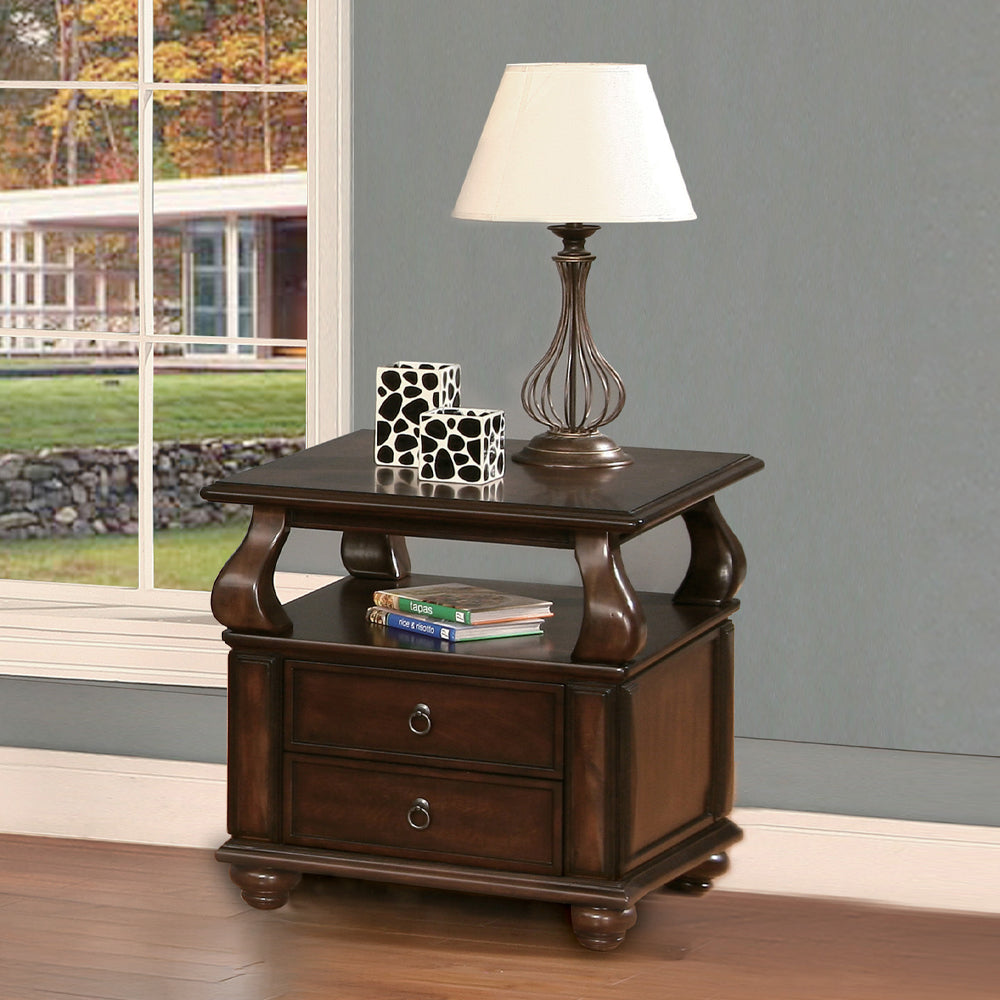 ACME Amado End Table – front view – Lusso Furniture Miami