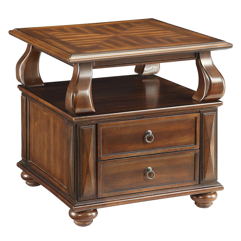 ACME Amado End Table – angle view – Lusso Furniture Miami