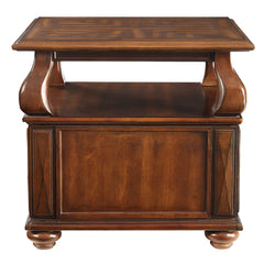 ACME Amado End Table – side view – Lusso Furniture Miami