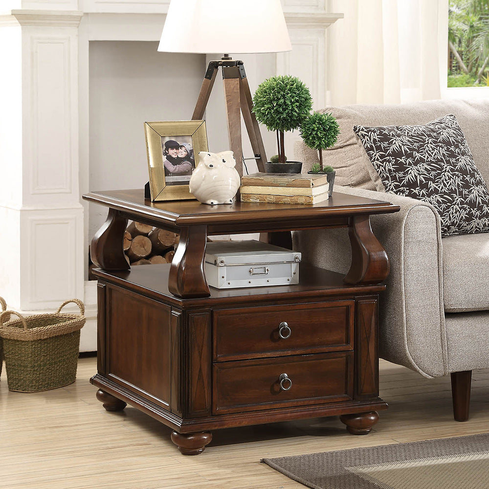 ACME Amado End Table – top view – Lusso Furniture Miami