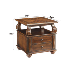 ACME Amado End Table – close-up – Lusso Furniture Miami