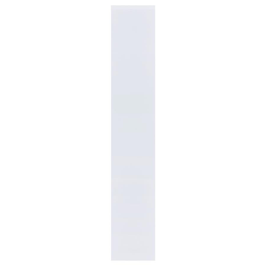 Theo 71-inch 6-shelf Bookshelf White-8