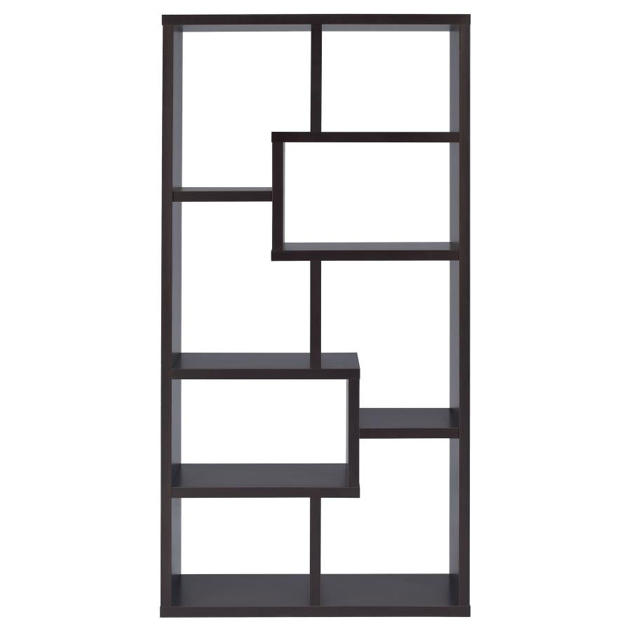 Theo 71-inch 6-shelf Bookshelf Cappuccino-zoom-7