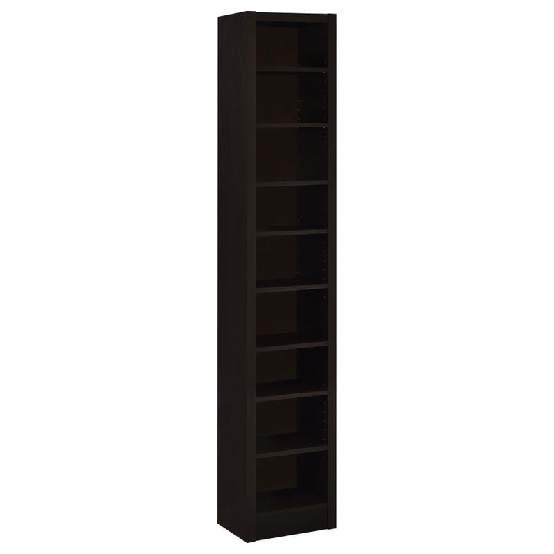 Eliam 71-inch 8-shelf Bookcase Cappuccino-zoom-