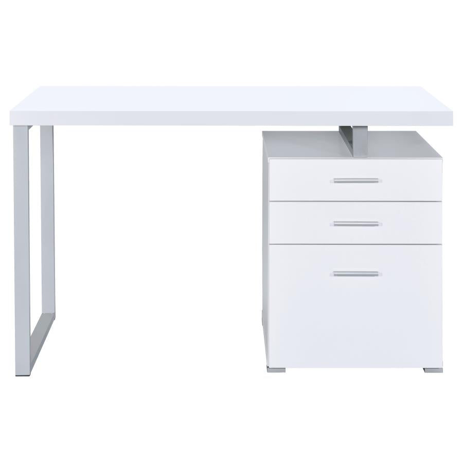 Brennan 47-inch 3-drawer Office Computer Desk White-5