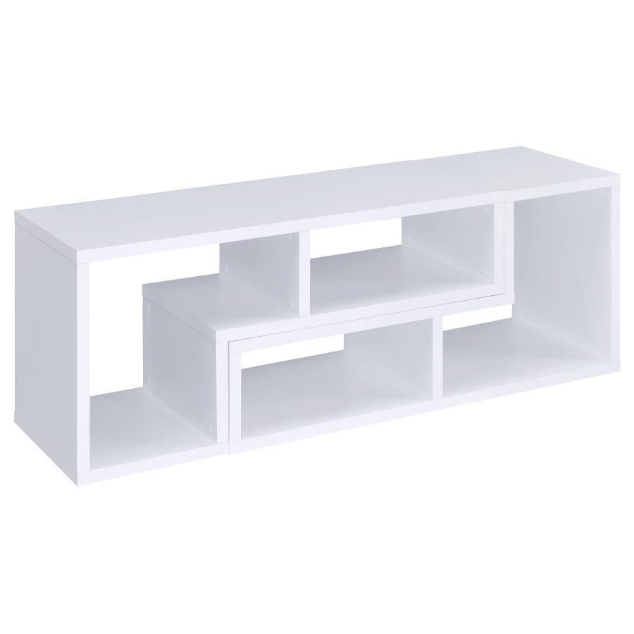 Velma Multipurpose TV Stand and Bookshelf White-13