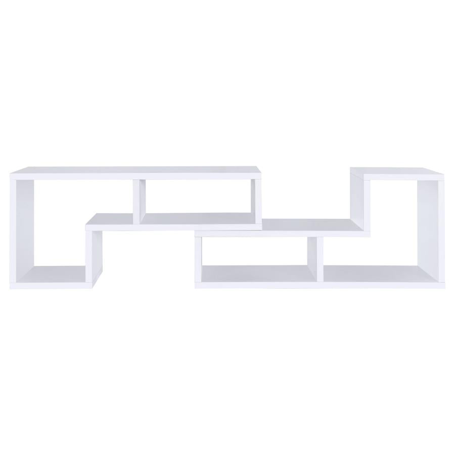 Velma Multipurpose TV Stand and Bookshelf White-16