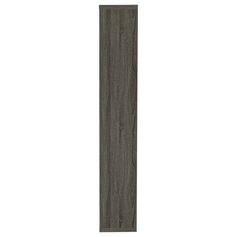 Theo 71-inch 6-shelf Bookshelf Weathered Grey-zoom-