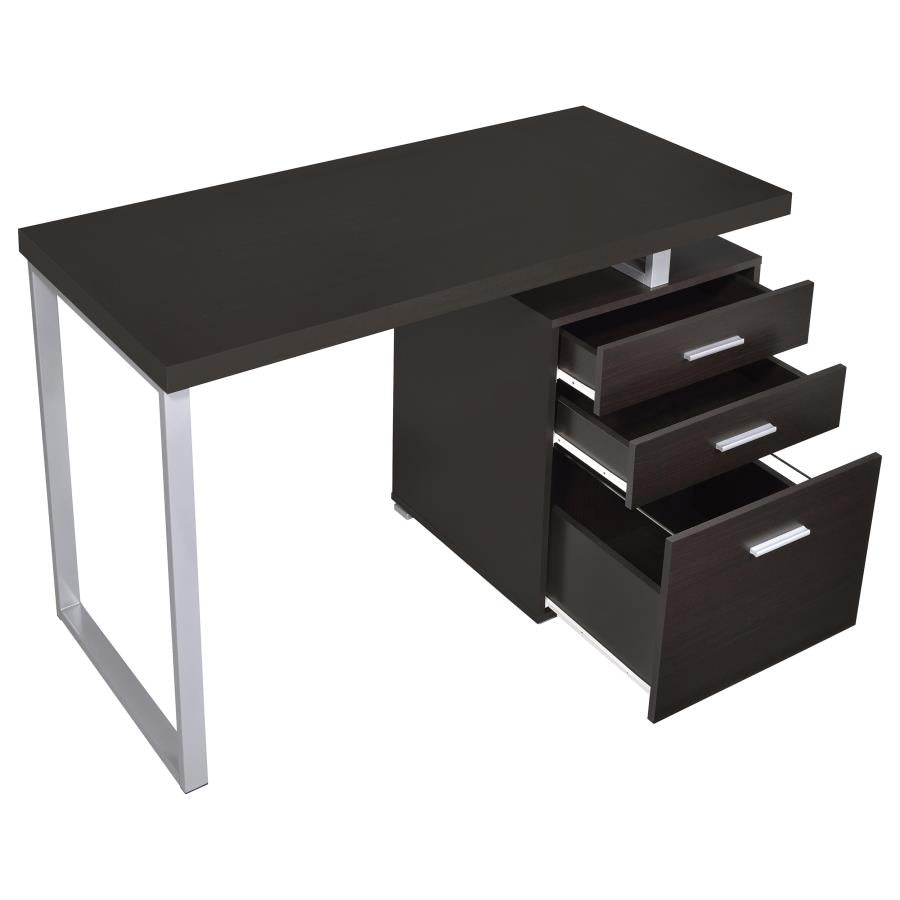 Brennan 47-inch 3-drawer Office Computer Desk Cappuccino-4