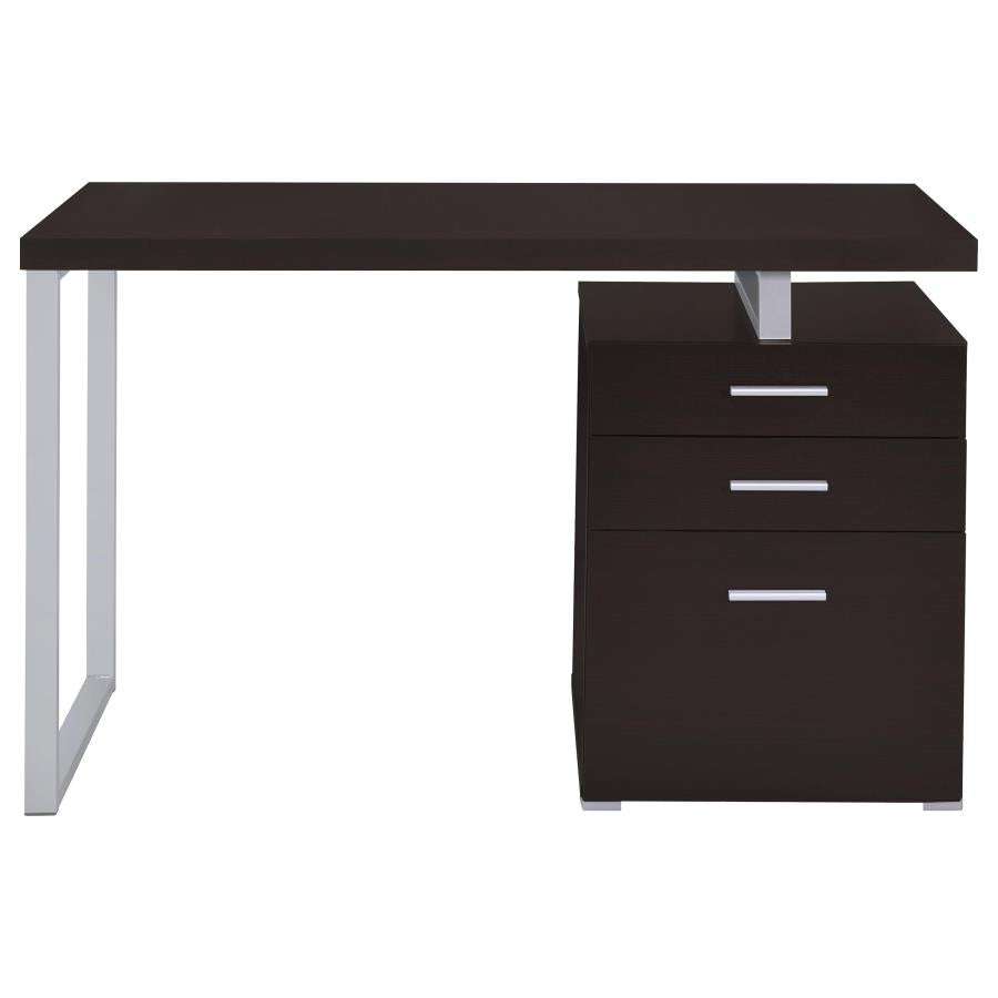 Brennan 47-inch 3-drawer Office Computer Desk Cappuccino-5