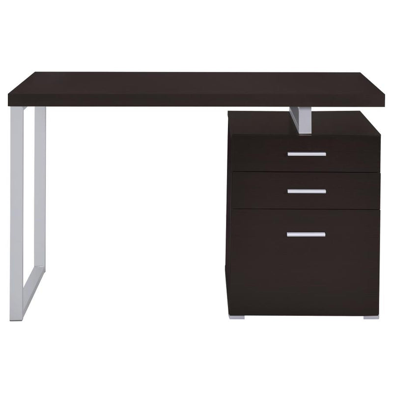 Brennan 47-inch 3-drawer Office Computer Desk Cappuccino-zoom-