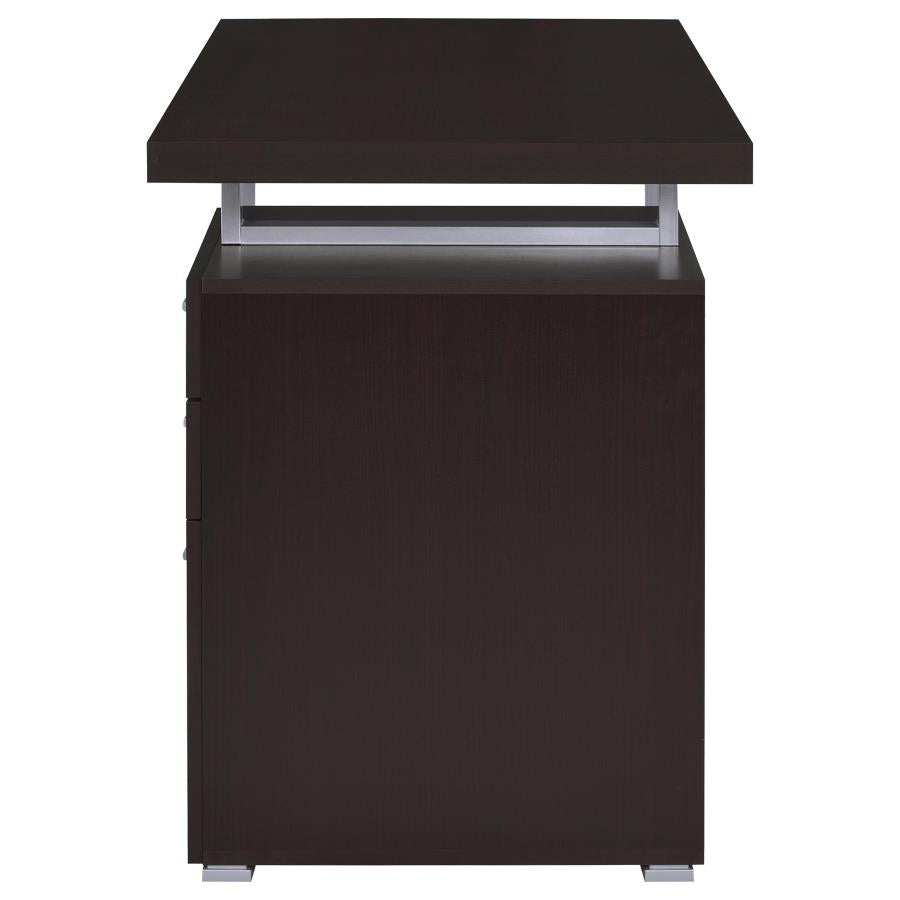 Brennan 47-inch 3-drawer Office Computer Desk Cappuccino-zoom-6