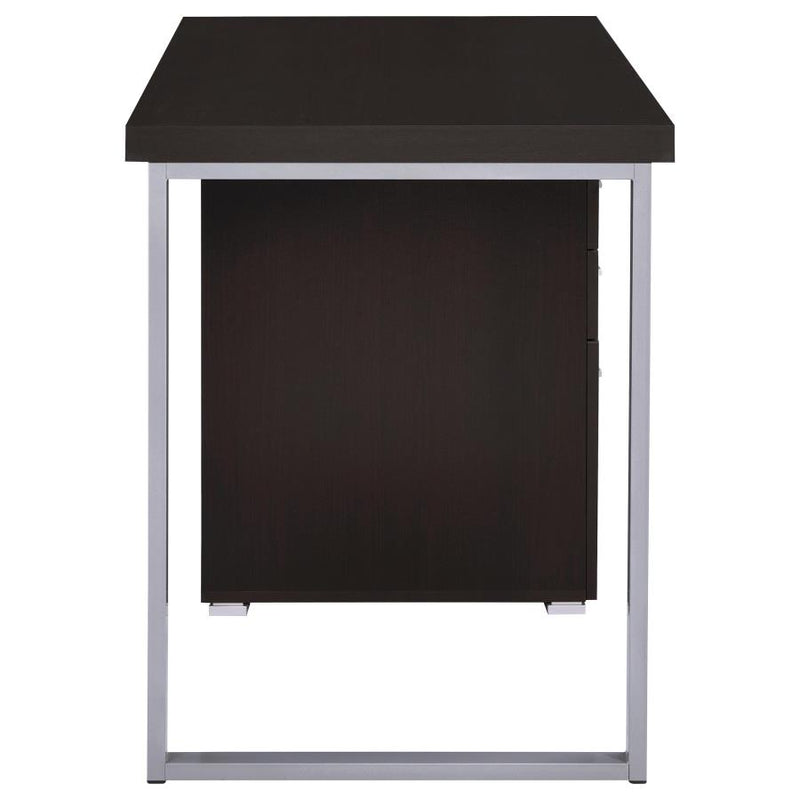 Brennan 47-inch 3-drawer Office Computer Desk Cappuccino-zoom-