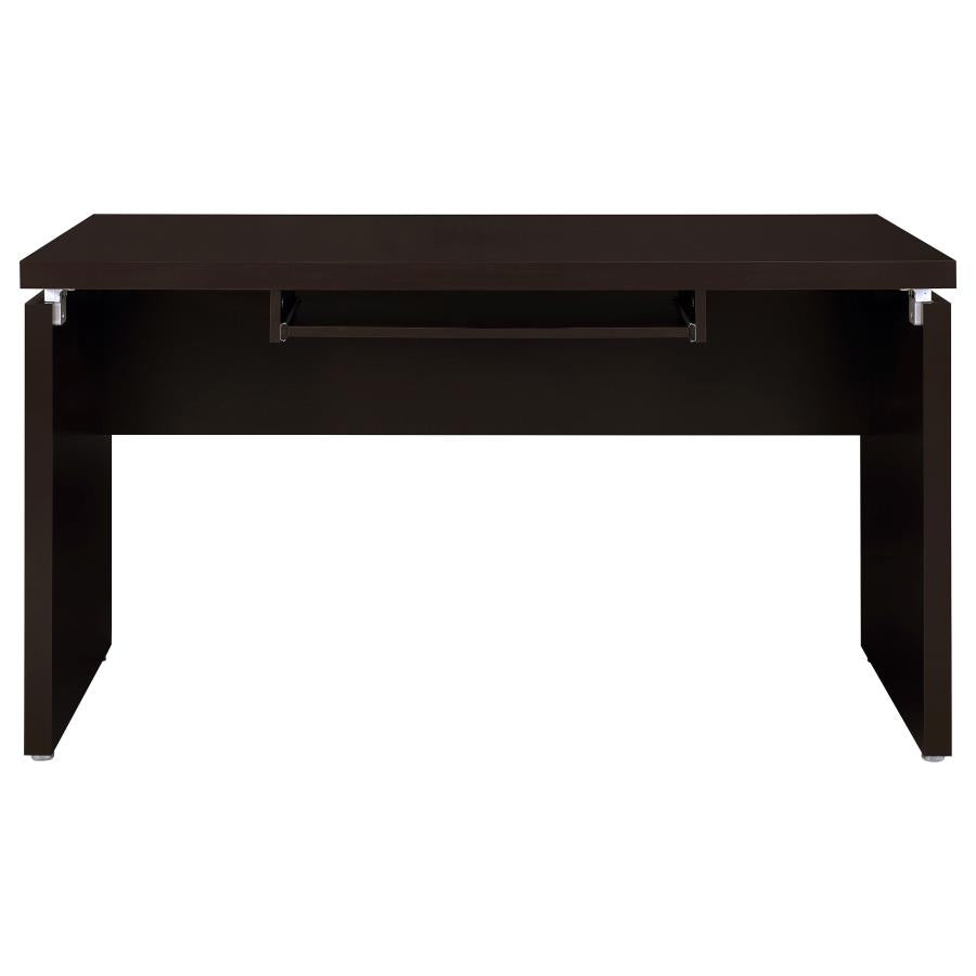 Skylar L-Shape Desk with Mobile File Cabinet Cappuccino-zoom-4