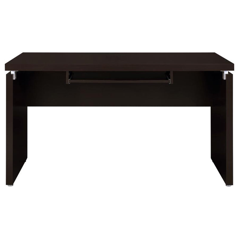 Skylar L-Shape Desk with Mobile File Cabinet Cappuccino-zoom-