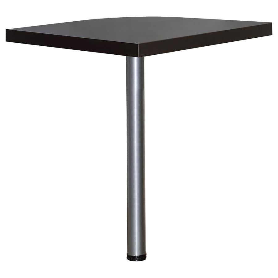 Skylar L-Shape Desk with Mobile File Cabinet Cappuccino-7