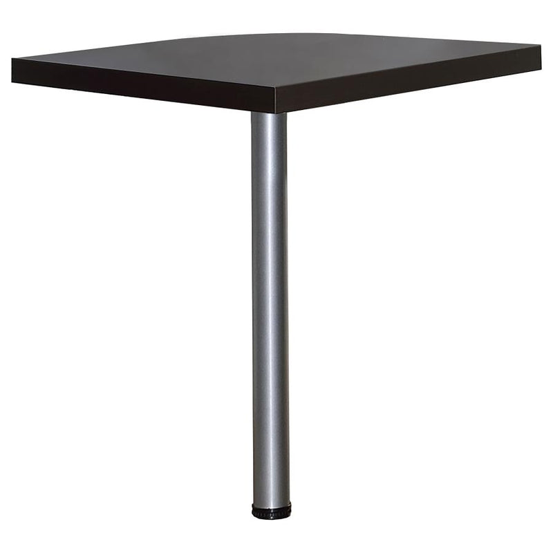 Skylar L-Shape Desk with Mobile File Cabinet Cappuccino-zoom-