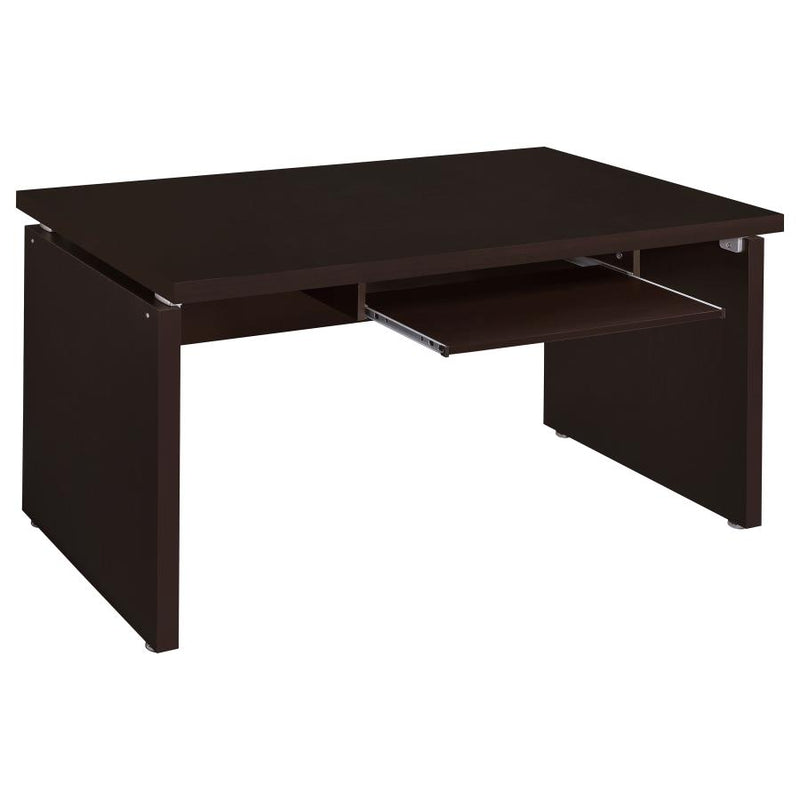 Skylar 55-inch Computer Desk with Keyboard Drawer Cappuccino-zoom-
