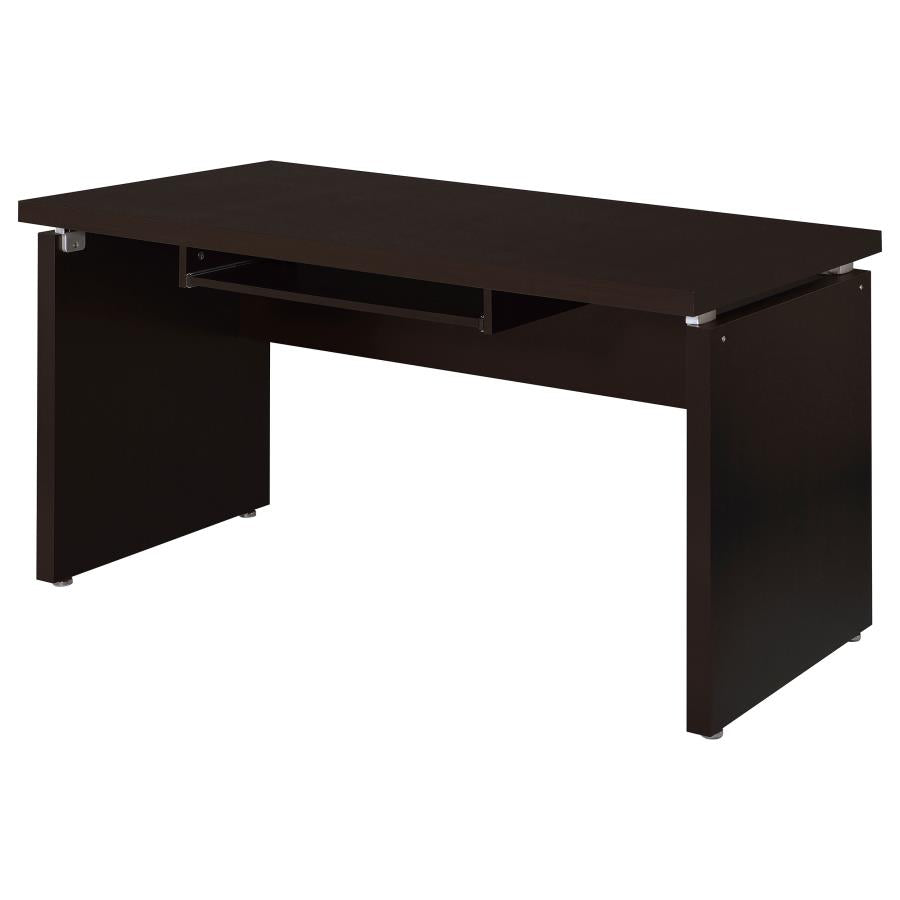 Skylar 55-inch Computer Desk with Keyboard Drawer Cappuccino-5