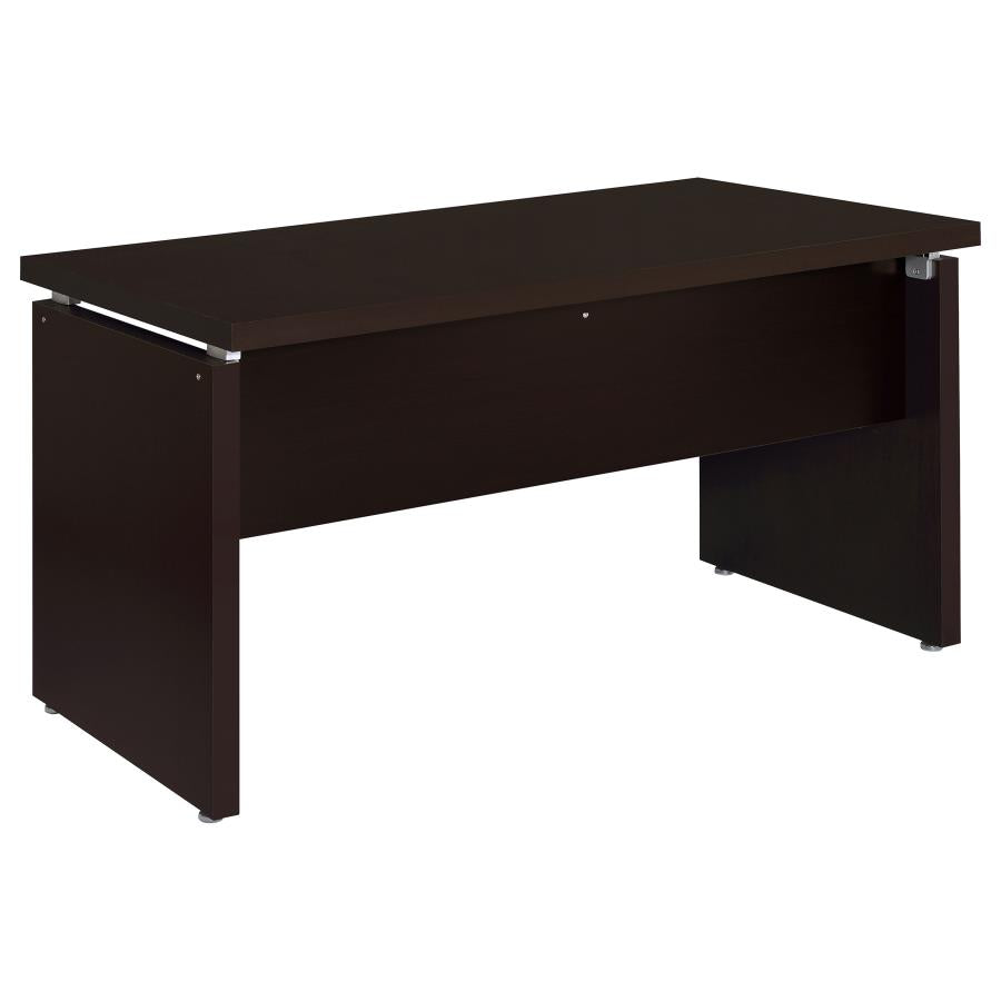 Skylar 55-inch Computer Desk with Keyboard Drawer Cappuccino-7