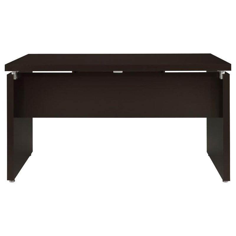 Skylar 55-inch Computer Desk with Keyboard Drawer Cappuccino-zoom-