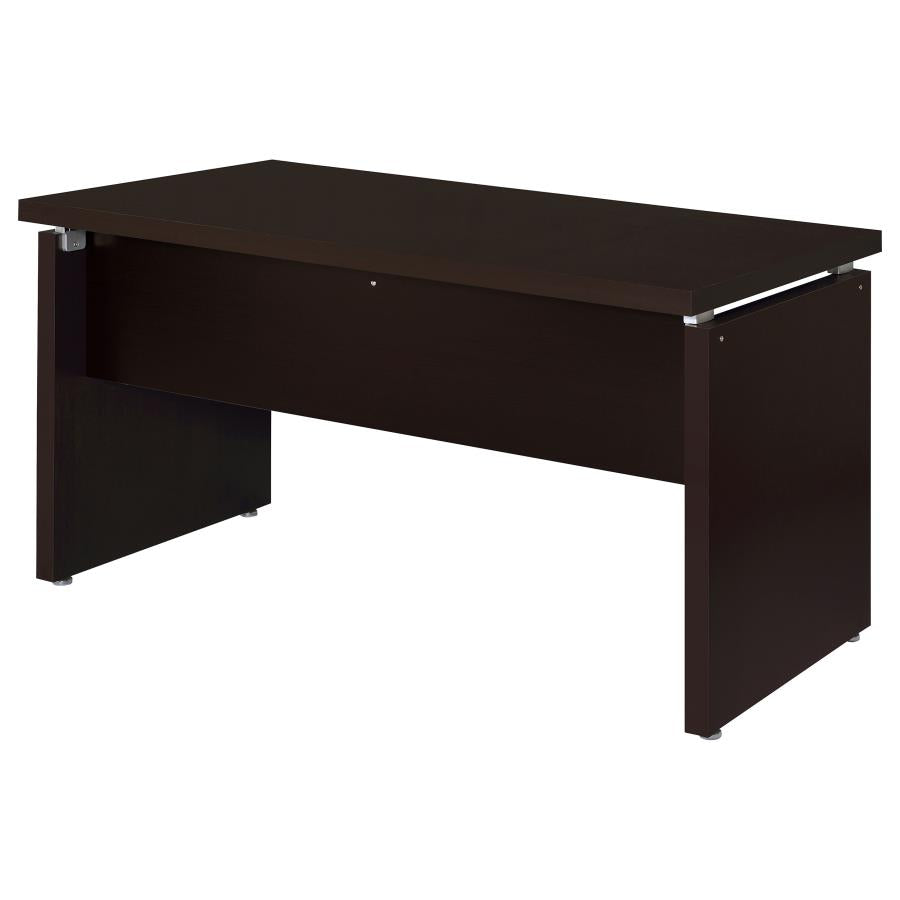 Skylar 55-inch Computer Desk with Keyboard Drawer Cappuccino-zoom-9