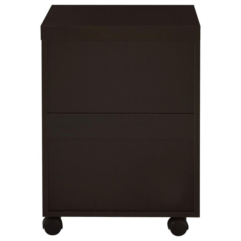 Skylar 3-drawer Home Office Mobile File Cabinet Cappuccino-zoom-