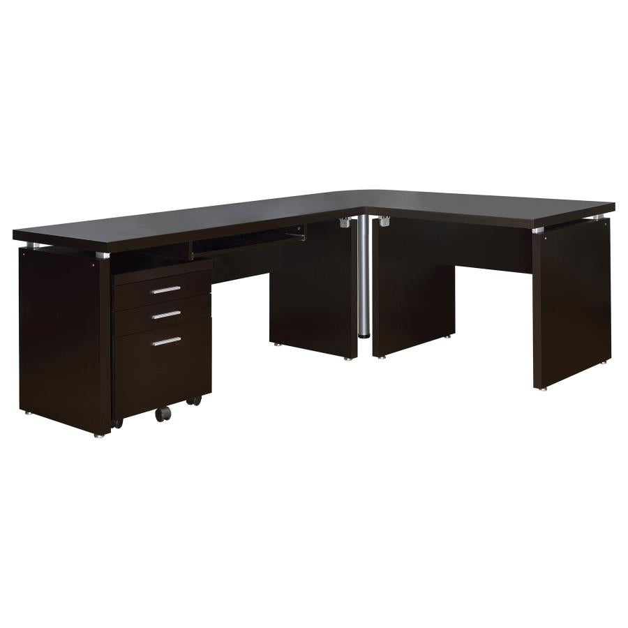 Skylar 3-drawer Home Office Mobile File Cabinet Cappuccino-zoom-13