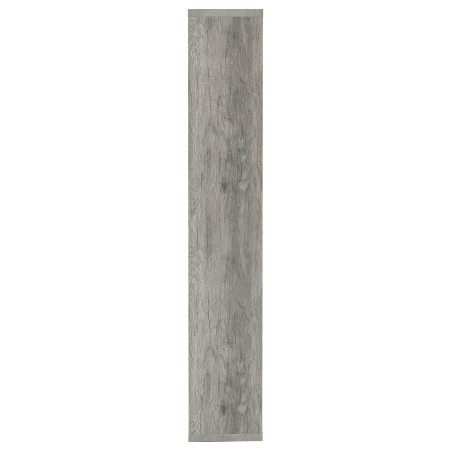 Theo 71-inch 6-shelf Bookshelf Grey Driftwood-zoom-9