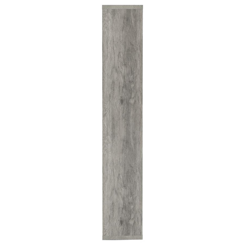 Theo 71-inch 6-shelf Bookshelf Grey Driftwood-zoom-