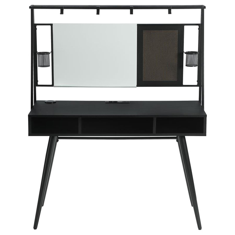 Jessie 47-inch Writing Desk with Whiteboard and USB Black-zoom-