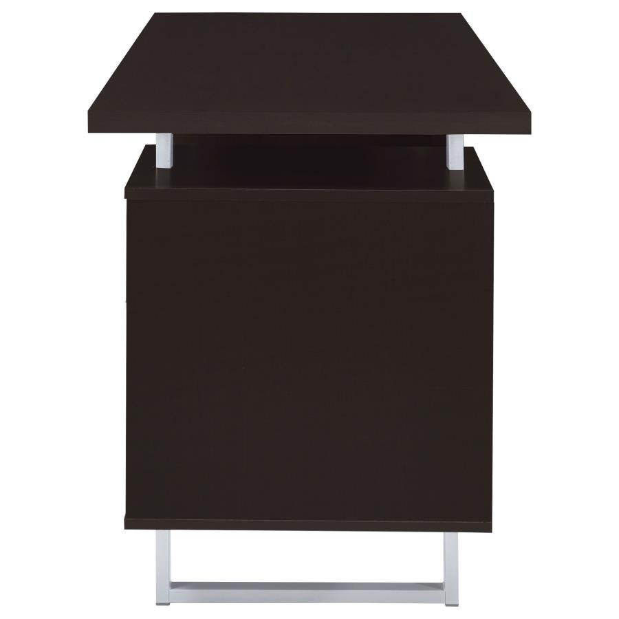 Lawtey 60-inch 2-drawer Office Computer Desk Cappuccino-6