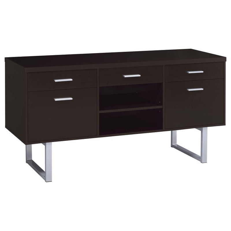 Lawtey 5-drawer Home Office Storage Credenza Cappuccino-zoom-