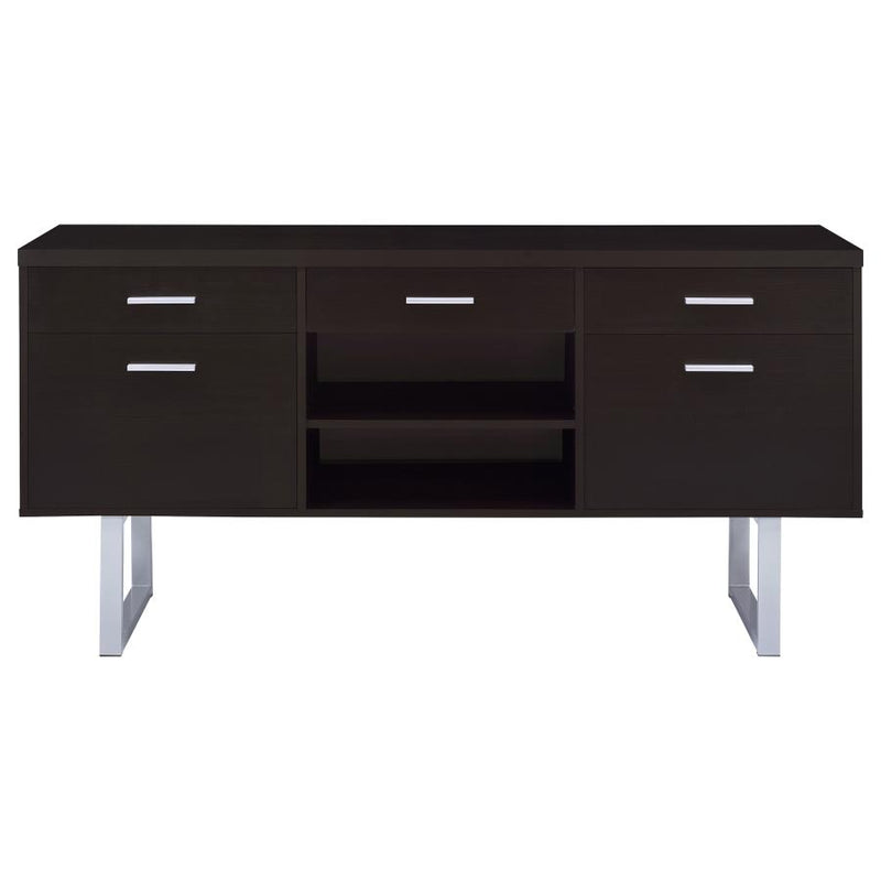 Lawtey 5-drawer Home Office Storage Credenza Cappuccino-zoom-