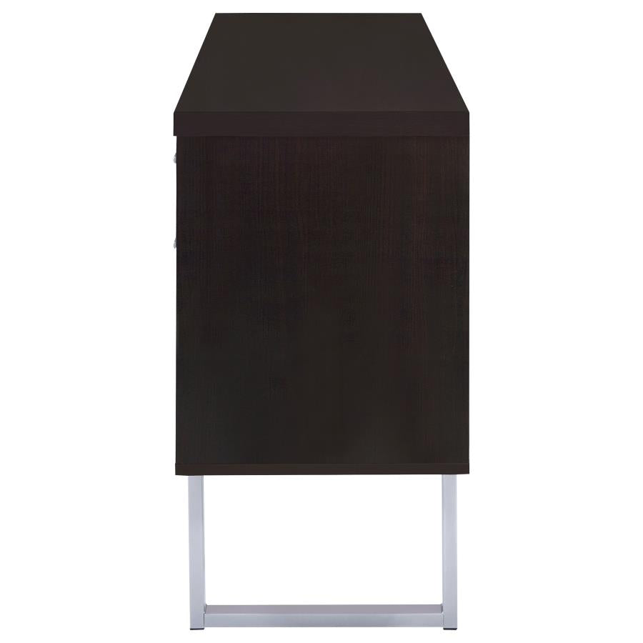 Lawtey 5-drawer Home Office Storage Credenza Cappuccino-zoom-6