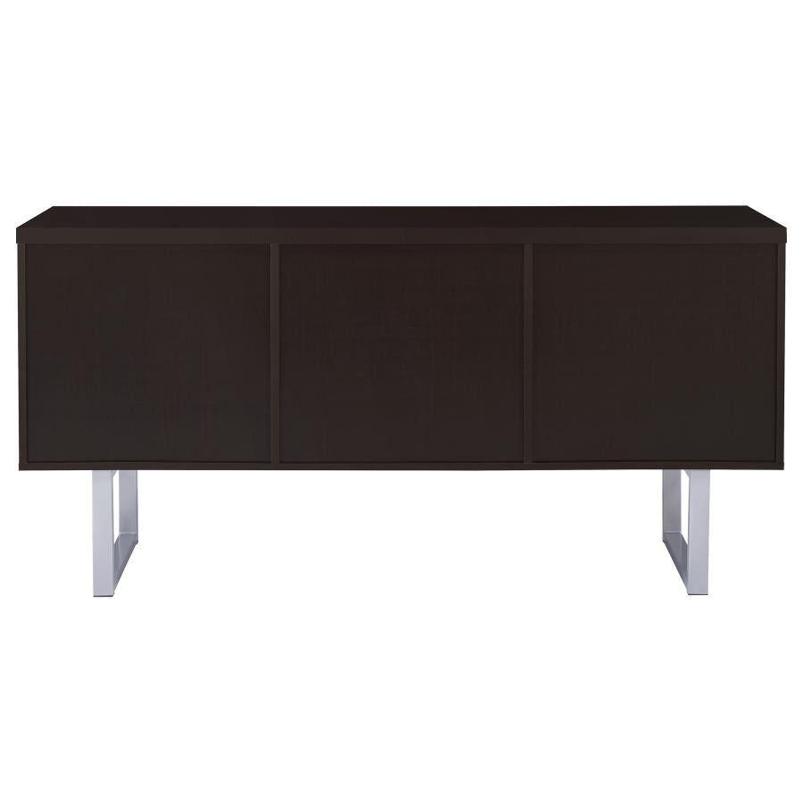 Lawtey 5-drawer Home Office Storage Credenza Cappuccino-8