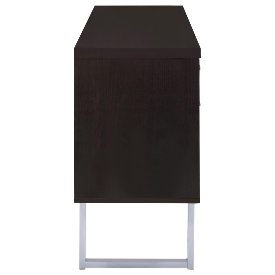 Lawtey 5-drawer Home Office Storage Credenza Cappuccino-zoom-10