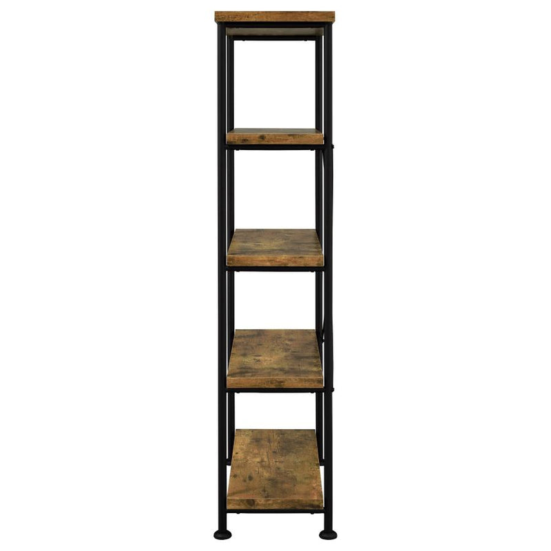 Analiese 2-piece Computer Desk Bookcase Set Rustic Nutmeg-zoom-