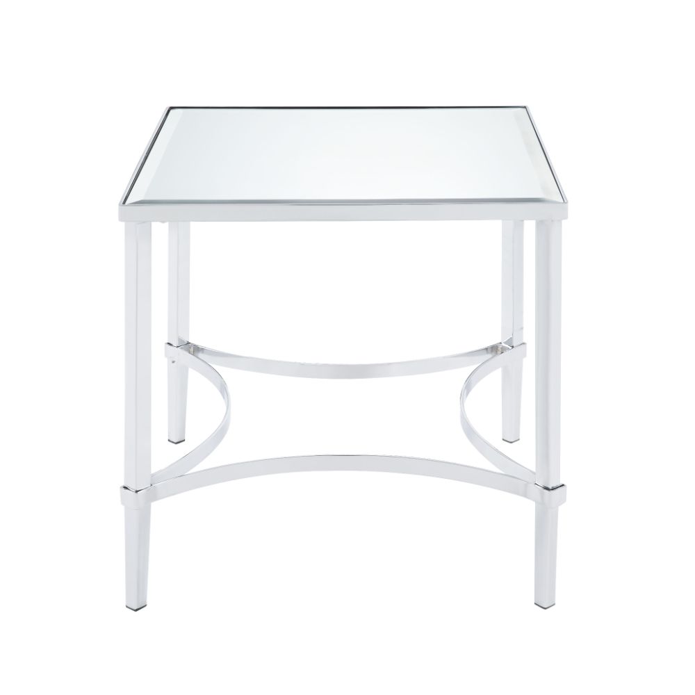 ACME Petunia End Table – side view – Lusso Furniture Miami