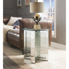 ACME Nysa End Table – room setting – Lusso Furniture Miami