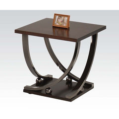 ACME Isiah End Table – front view – Lusso Furniture Miami