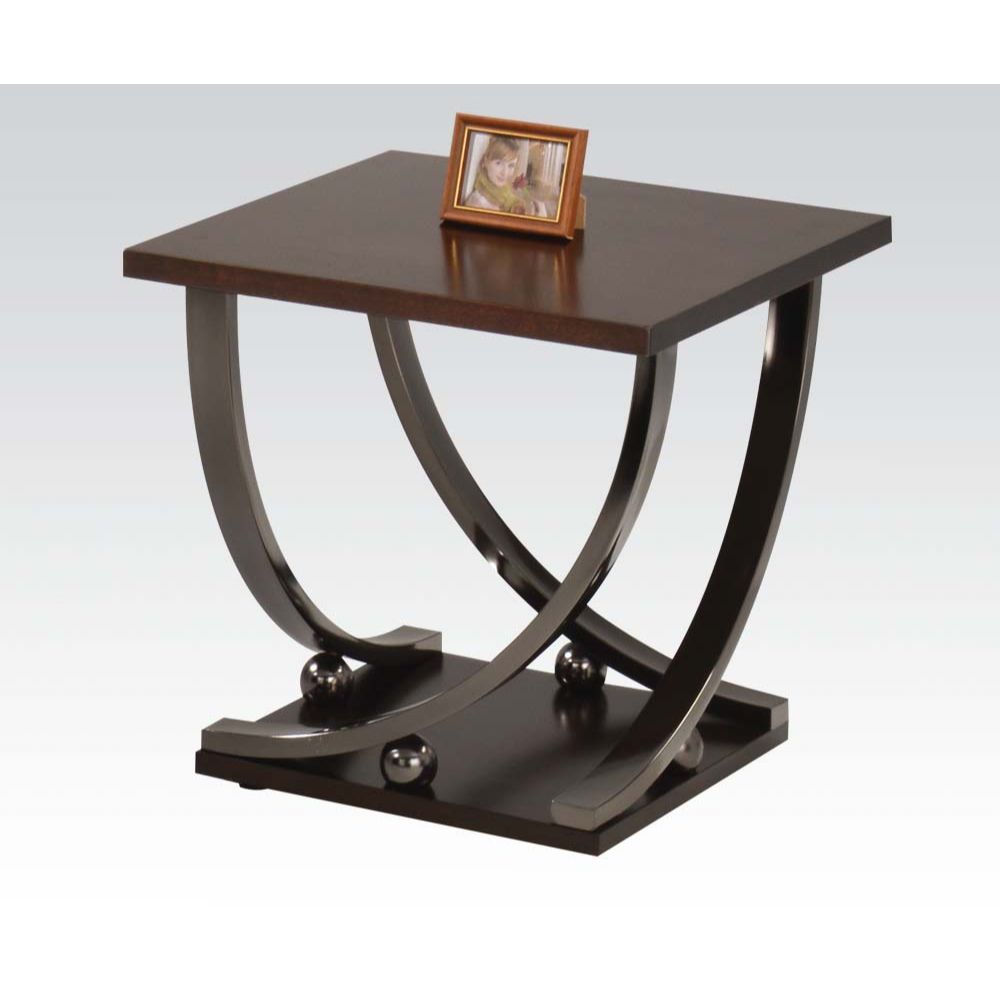 ACME Isiah End Table – front view – Lusso Furniture Miami