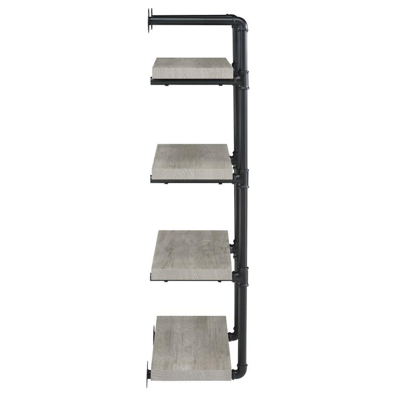 Elmcrest 24-inch 4-shelf Wall Bookshelf Grey Driftwood-zoom-