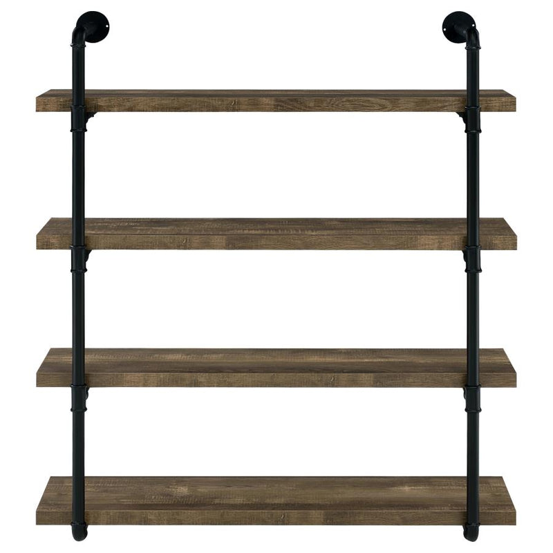 Elmcrest 39-inch 4-shelf Wall Bookshelf Rustic Oak-zoom-