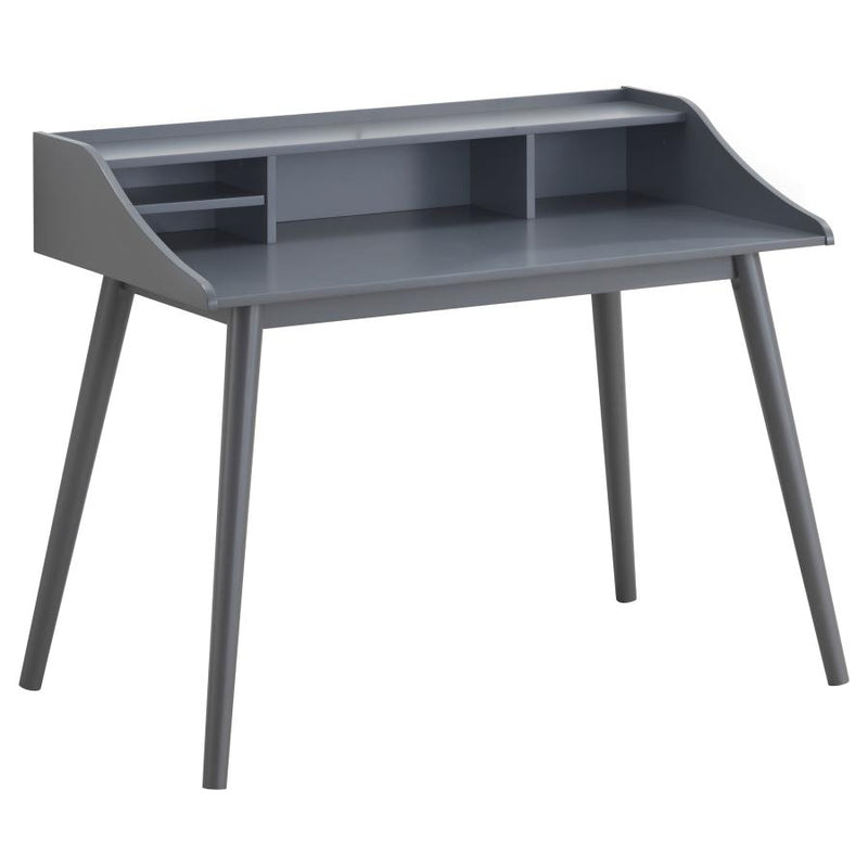 Percy 45-inch 4-compartment Writing Desk Grey-zoom-