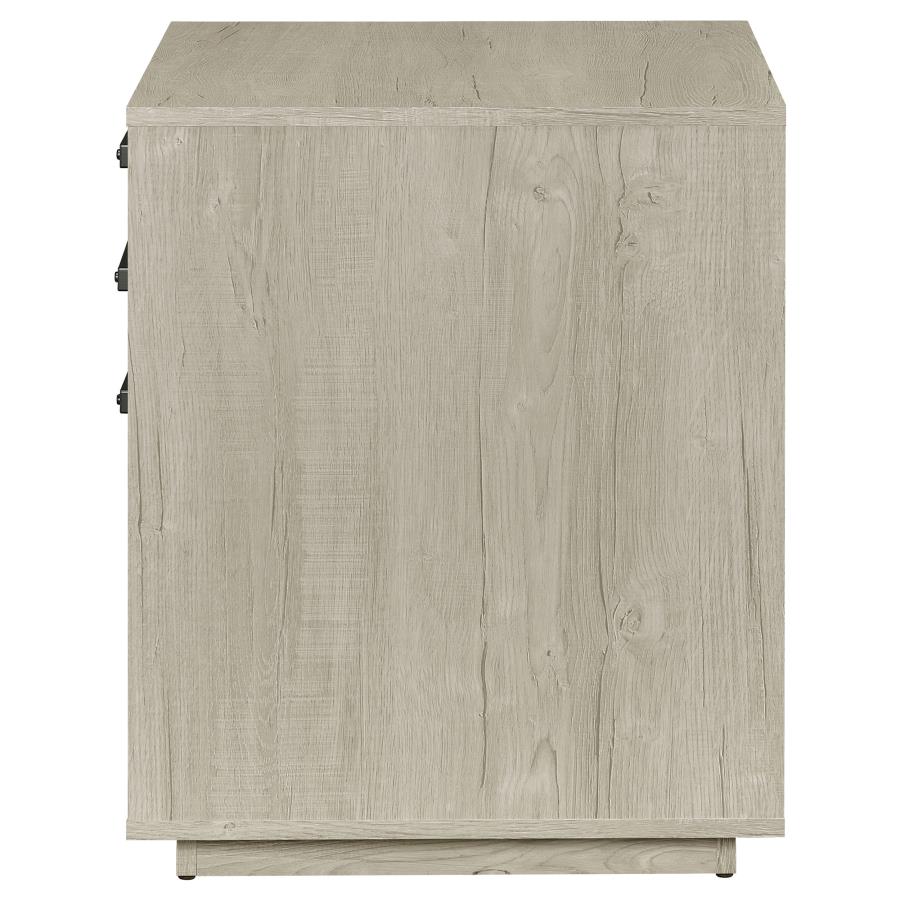 Loomis 3-drawer Home Office File Cabinet Whitewashed Grey-zoom-6