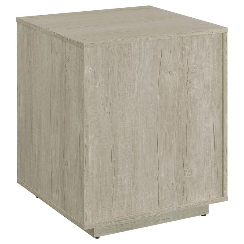 Loomis 3-drawer Home Office File Cabinet Whitewashed Grey-zoom-
