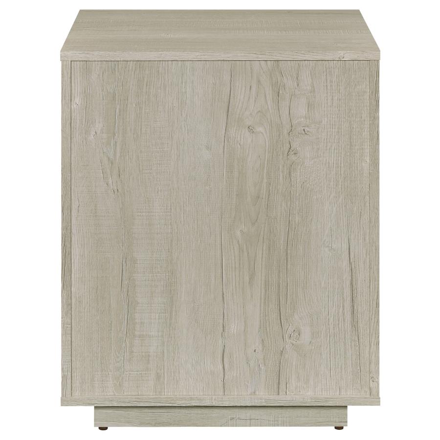 Loomis 3-drawer Home Office File Cabinet Whitewashed Grey-8