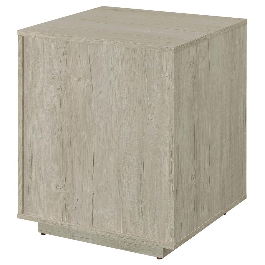 Loomis 3-drawer Home Office File Cabinet Whitewashed Grey-9